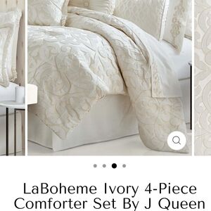LaBoheme Cream Comforter Set by